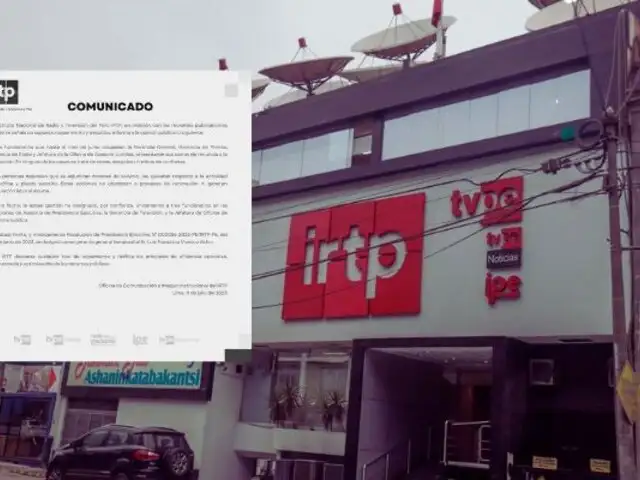 IRTP emite comunicado tras denuncias de supuestos despidos y copamiento