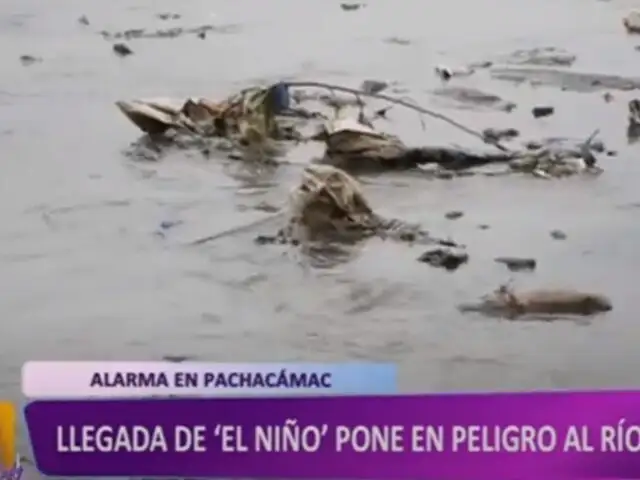 Vecinos de Pachacámac piden descolmatación del río Lurín ante la llegada de “El Niño”