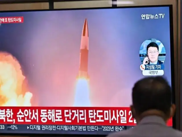 Corea del Norte lanzó dos misiles balísticos hacia el mar de Japón