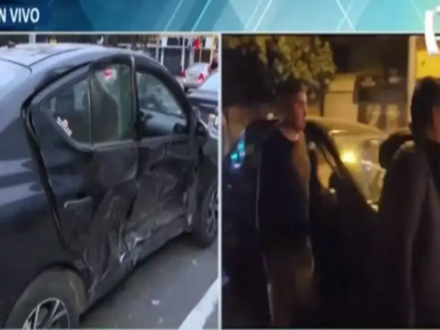 Conductor en estado de ebriedad provoca accidente en la Av. Arequipa