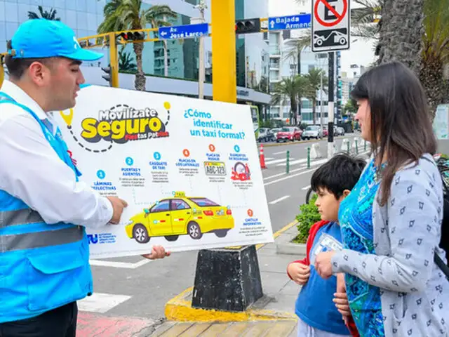 ATU lanza campaña “Movilízate seguro” para orientar a usuarios cómo identificar un taxista formal