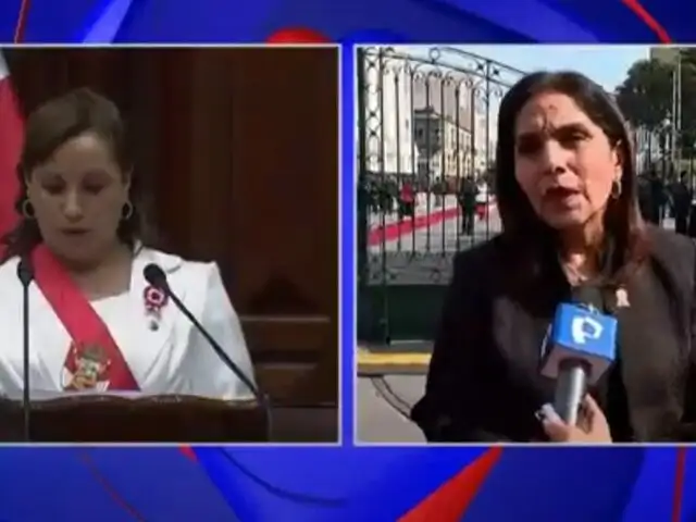 Patricia Juárez: “Creo que ha sido un buen discurso, esperemos que se refleje en la realidad”