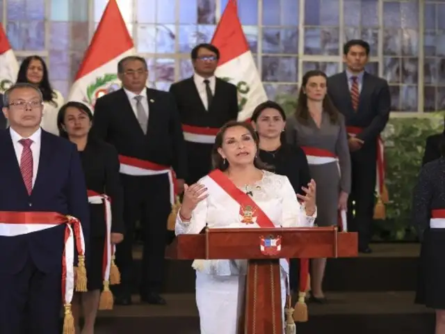Ministros defienden mensaje a la Nación de Dina Boluarte: 
