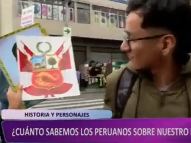 Fiestas Patrias: ¿Cuánto saben los peruanos de nuestros símbolos patrios?