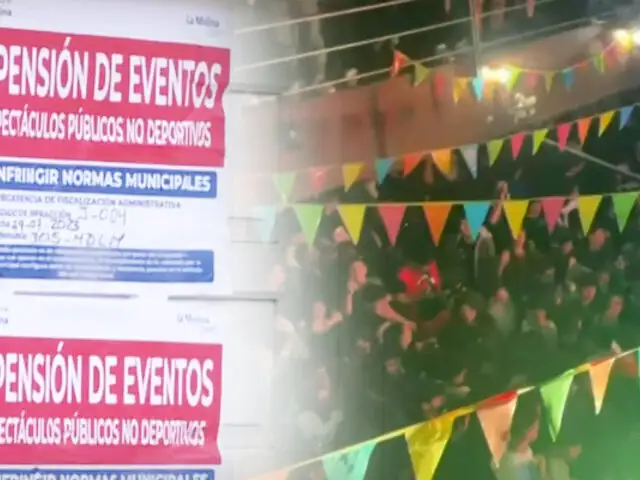 En La Molina intervienen otra “Fiesta QR” con muchos menores de edad