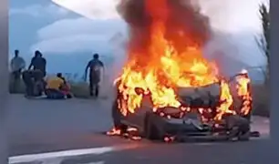 Huánuco: ¡De milagro! conductor se salvó de morir tras impactar contra un camión
