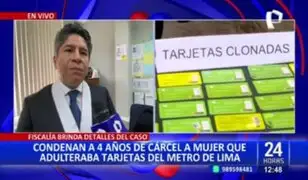Metro de Lima: condenan a 4 años de prisión a mujer por adulterar tarjetas