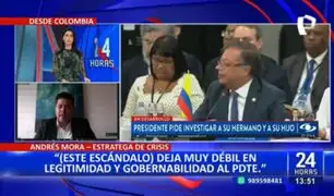 Andrés Mora: "Lo que está pasando es escandaloso y deja muy débil a Gustavo Petro"