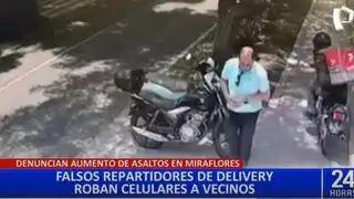 Miraflores: vecinos denuncian constantes robos por fasos repartidores de delivery