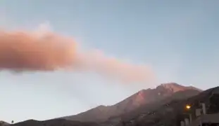 Moquegua: se registra nueva explosión en volcán Ubinas
