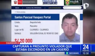 Cajamarca: acusado de ultrajar a menor intentó burlar la ley escondiéndose en las montañas