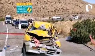 Arequipa: tres muertos y un herido grave tras choque entre un ‘Tico’ y un camión cisterna