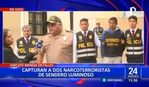 "Camarada Mauro" y "Camarada Julio": Detienen a narcoterroristas de Sendero Luminoso