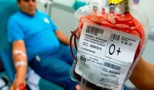 Bancos de sangre a nivel nacional se reducirán en 60% desde el próximo 11 de septiembre