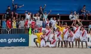 Selección peruana goleó a Argentina en el campeonato sub-20 de fútbol playa