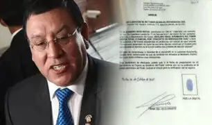 ¡Exclusivo! Declaración jurada delatora del presidente del Congreso: Alejandro Soto tenía reparación civil pendiente