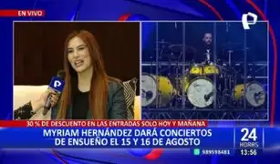 Myriam Hernández en Lima: cantante deleitará a fanáticos en dos románticos conciertos