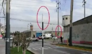 Cercado de Lima: reportan robo de señaléticas, solo dejan las varillas
