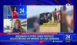 Ecuador: candidata Linda Romero pide a Gobierno seguridad durante votaciones
