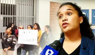 Padres protestan por muerte de escolar dentro de colegio en Los Olivos
