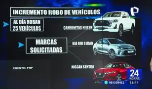 Conoce cuáles son las marcas de vehículos más robados en el Perú