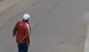 Hombre presuntamente ebrio siembra el terror en Los Olivos al caminar con pistola en mano