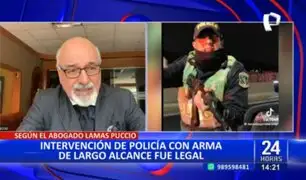 Lamas Puccio sobre intervención de policía con rifle a conductor: "Está respaldado por ley"
