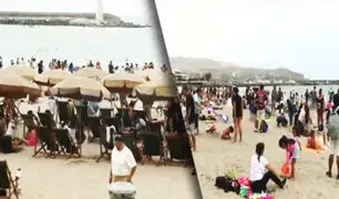 Por el Día del Niño playas de Barranco se ven abarrotadas por familias