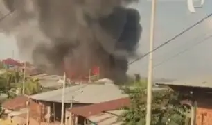 Incendio en Yurimaguas: siniestro destruye 23 viviendas y deja más de 30 familias damnificadas