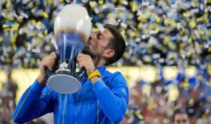 Novak Djokovic se consagró con el Master 1000 de Cincinnati al vencer en la final a Carlos Alcarraz