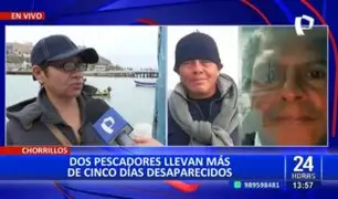 Chorrillos: Pescadores llevan más de 5 días desaparecidos