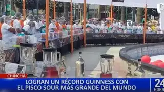 Chincha: Perú rompe un Récord Guinness al preparar el piso sour más grande del mundo