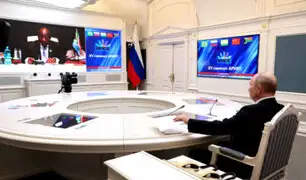 Durante cumbre BRICS: Putin responsabilizó a Occidente por invasión a Ucrania