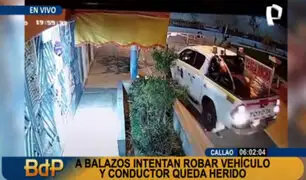 Callao: delincuente dispara contra chofer que se resistió al robo de su vehículo