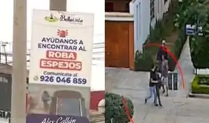 Bellavista: municipio coloca carteles con rostro de "robaespejos" y vecinos logran capturarlo