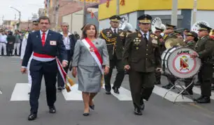 Dina Boluarte: presidenta y ministros son recibidos con pifias en aniversario de Tacna