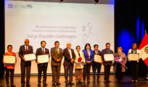 BNP entregó reconocimiento ´Jorge Basadre Grohmann´ :  202 años de creación