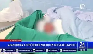 Bebé recién nacido fue abandonado en una bolsa de plástico