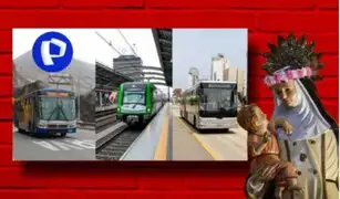 Santa Rosa de Lima: entérate de los horarios de Transporte Público por el feriado del 30 de Agosto