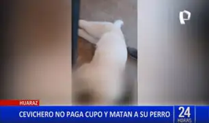 Estrangulan a perro de un empresario de Huaraz por negarse a pagar cupos