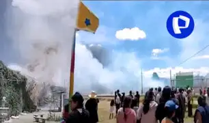 Cajamarca: cortocircuito inició incendio en instituto educativo privado