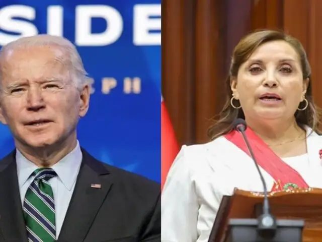 Joe Biden a Dina Boluarte tras aniversario del Perú: “Estamos construyendo un crecimiento económico integrador”