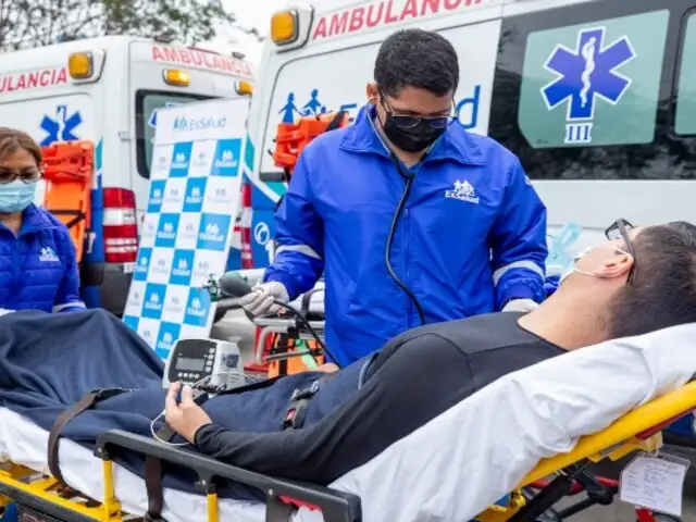 EsSalud: más de 34 000 atenciones entre emergencias y urgencias brindaron ambulancias de STAE en lo que va de 2023
