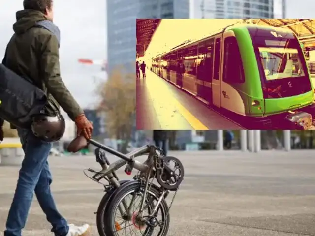 Nueva etapa: Línea 1 permitirá viajes integrados con bicicletas plegables