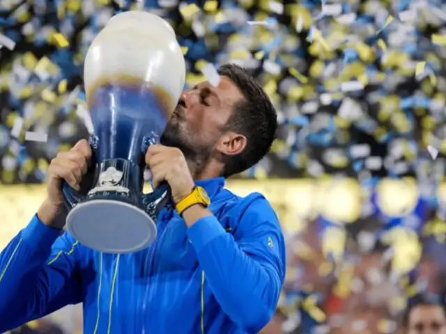 Novak Djokovic se consagró con el Master 1000 de Cincinnati al vencer en la final a Carlos Alcarraz
