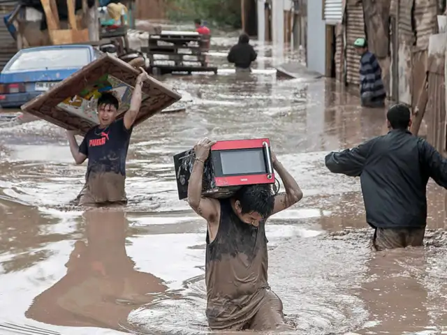 Chile: 4 muertos y 25 mil damnificados por lluvias e inundaciones