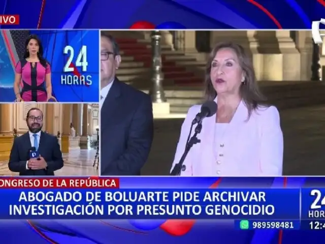Dina Boluarte: congresistas se pronuncian sobre petición para archivar investigación
