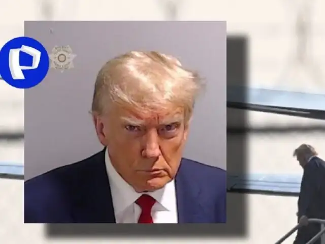 Donald Trump y su insólita foto tras entregarse a la justicia en una prisión de Georgia