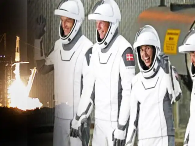 NASA y Space X envían cuatro astronautas a la Estación Espacial Internacional con éxito