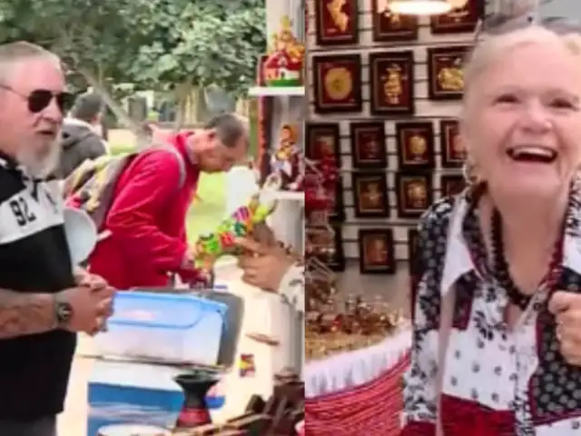 Feria de artesanos en Miraflores causa sensación en turistas extranjeros: “tenemos muchas novedades”